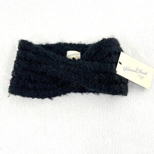 SOLD NEW Universal Thread Acrylic Alpaca Wool Blend Black Turban Winter Headband